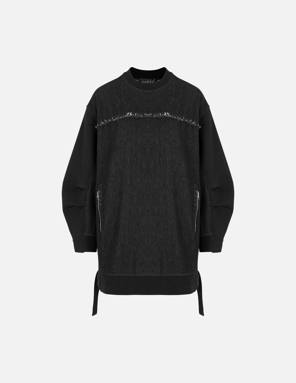 Women's Patchwork Washed Denim Dress