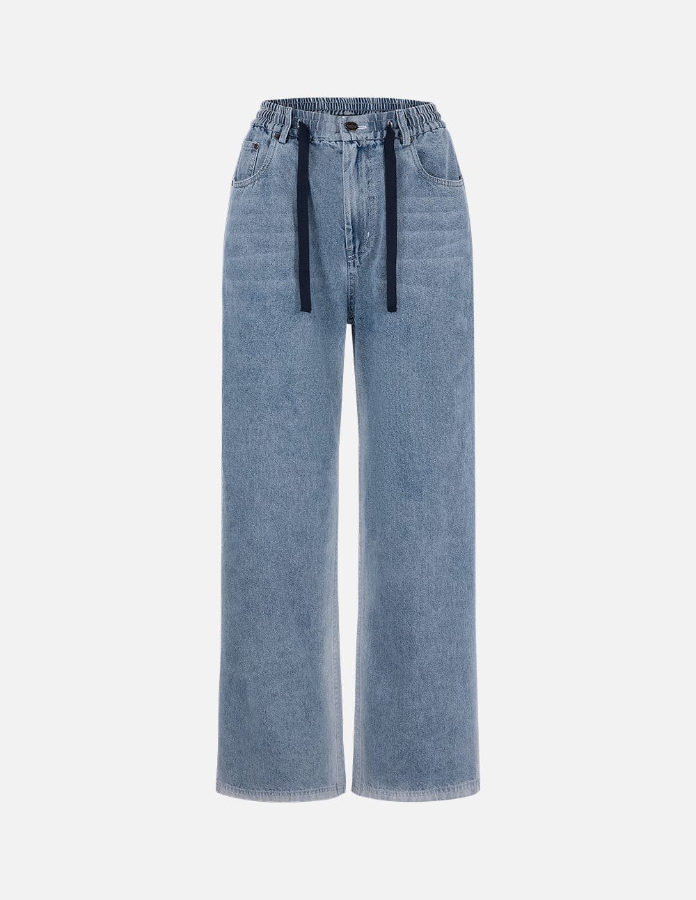 Unisex Spray Washed Denim Trousers