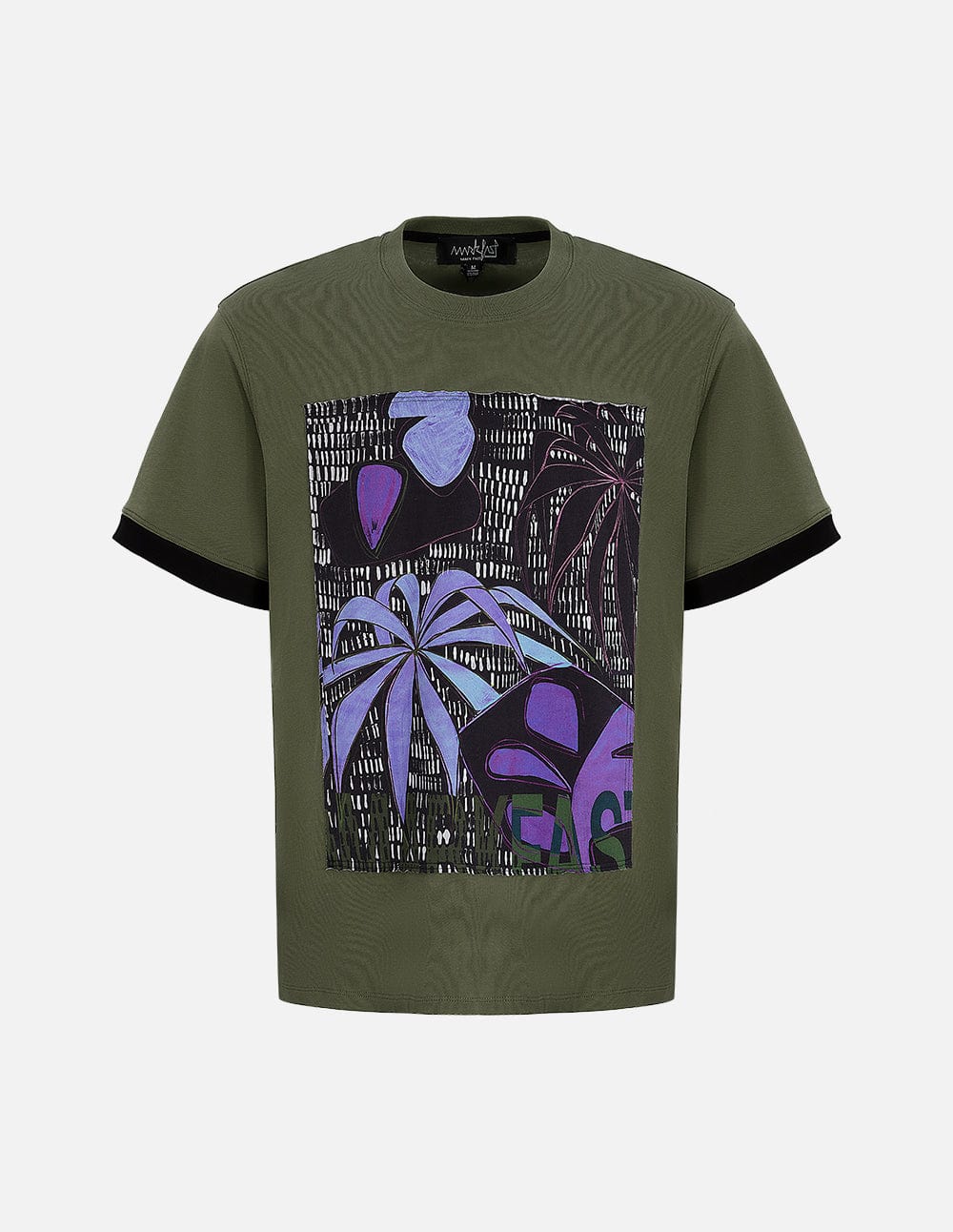 Couple Style Tropical Rain Forest Print Cotton T-Shirt