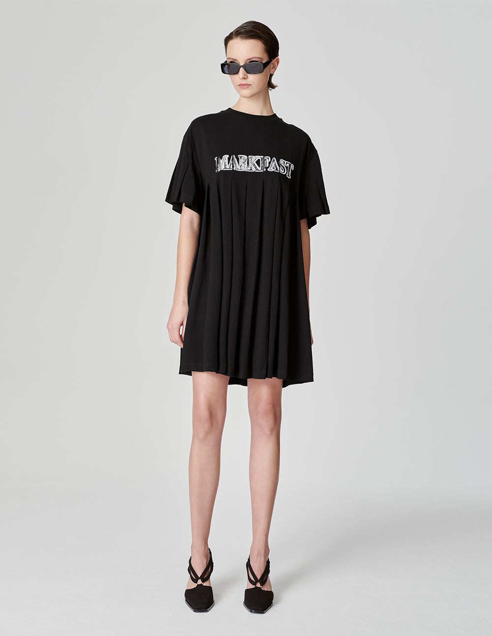 Women's Pleated T-Shirt Dress