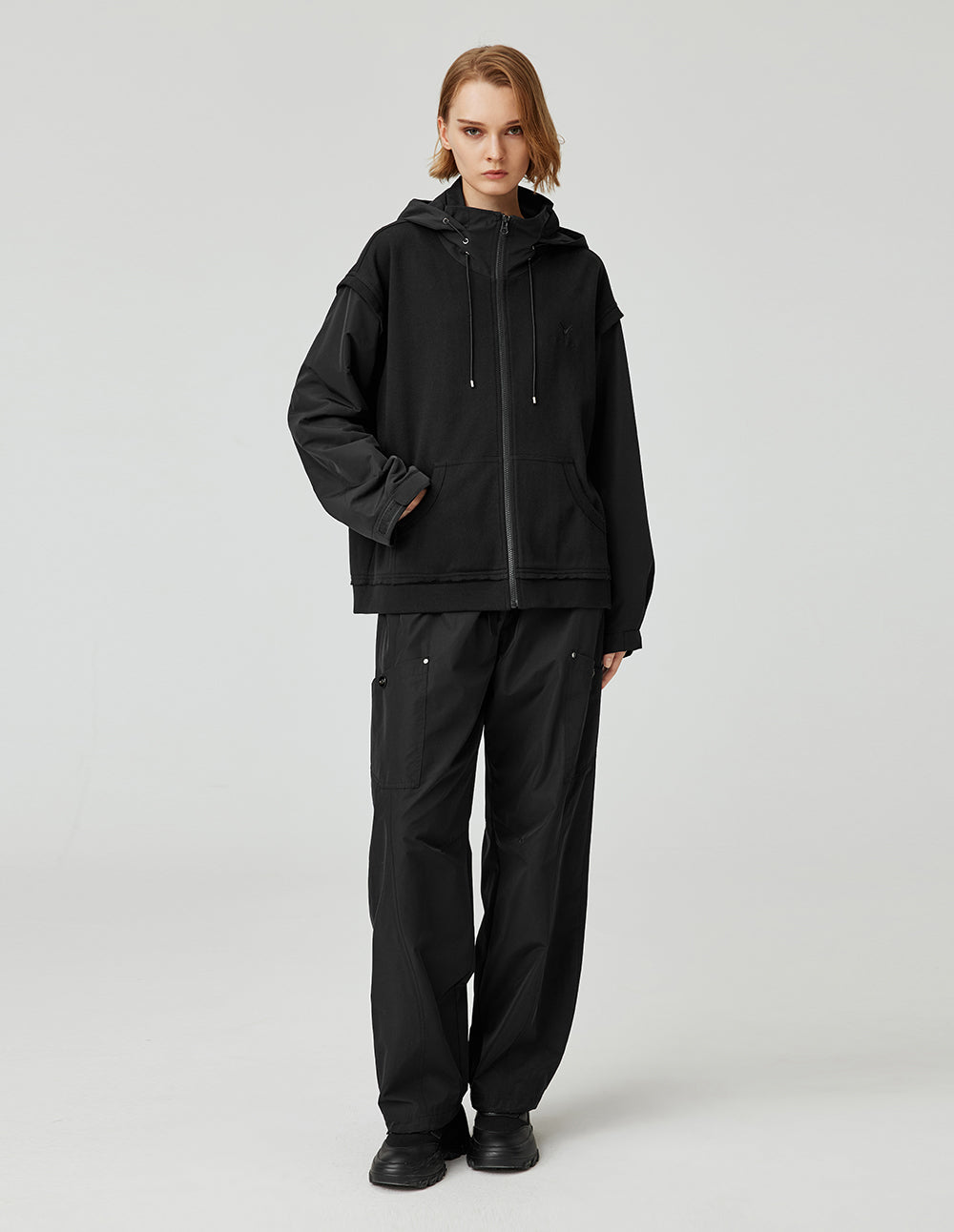 MF Elastic Drawstring Loose Elastic Jogger Casual Pants