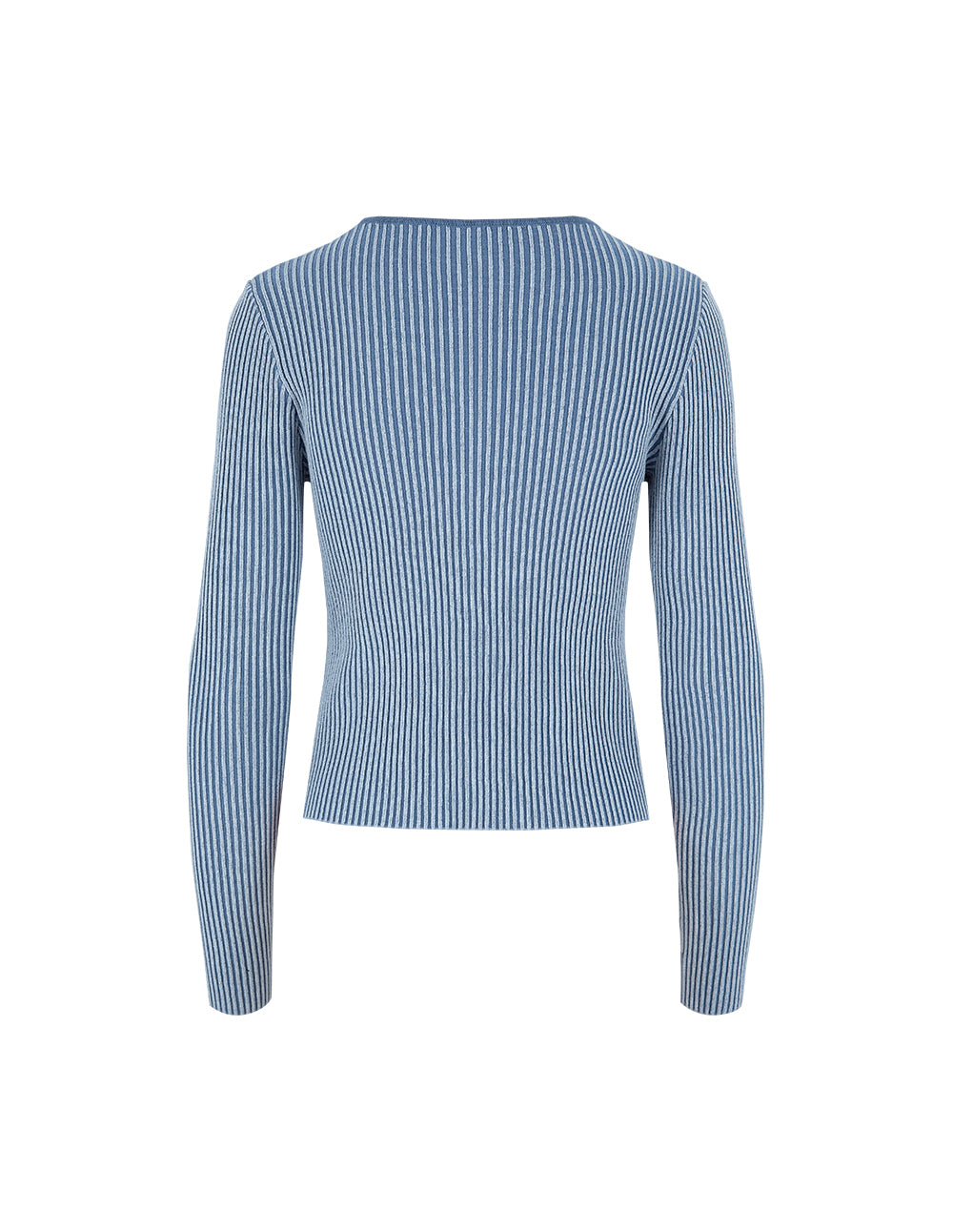 Spring Women's Two-Color Slim-Fitting Lace-Up Knitted Cardigan