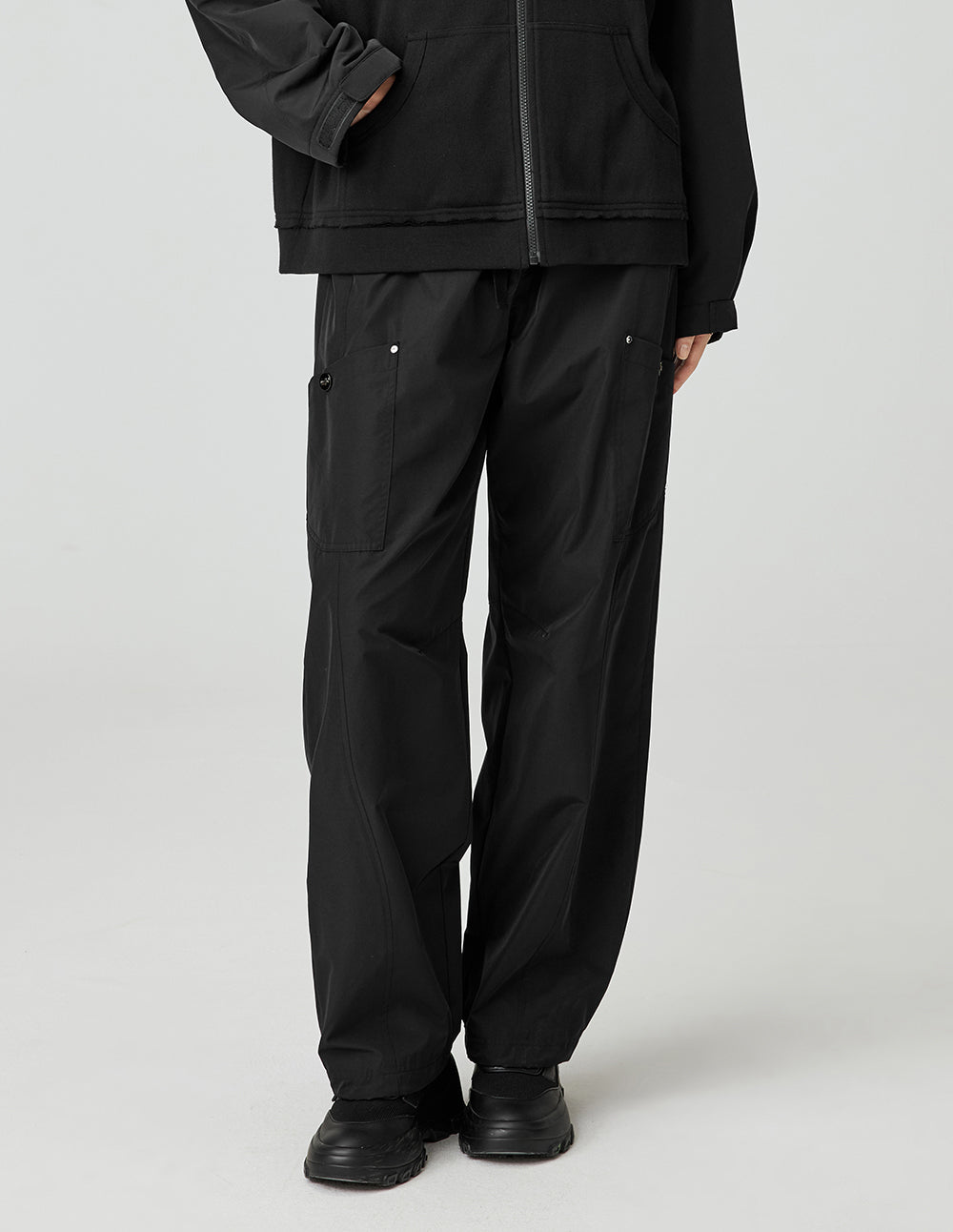 MF Elastic Drawstring Loose Elastic Jogger Casual Pants