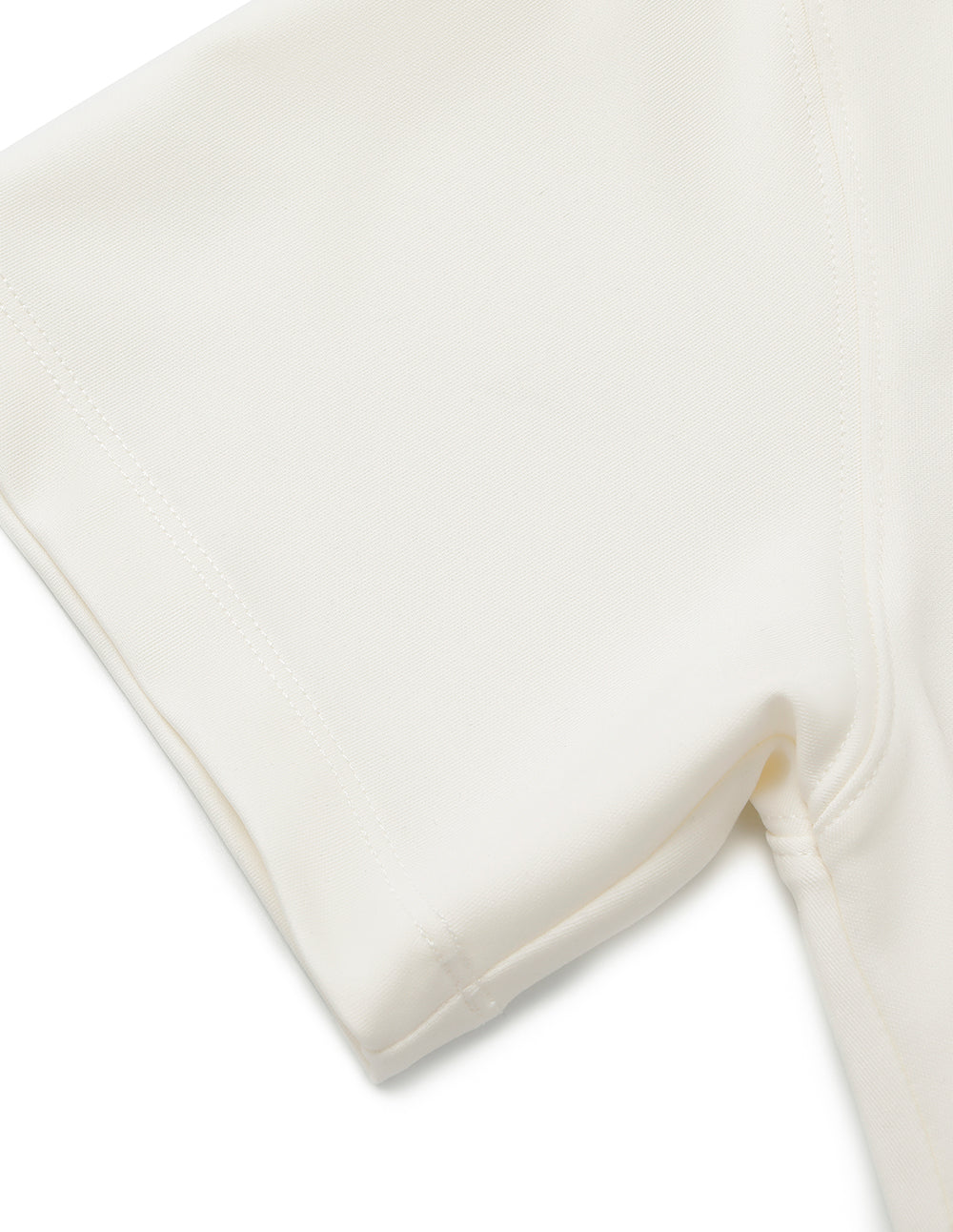 Women's Round Neck Short Sleeve Metal Button Girdle T-Shirt