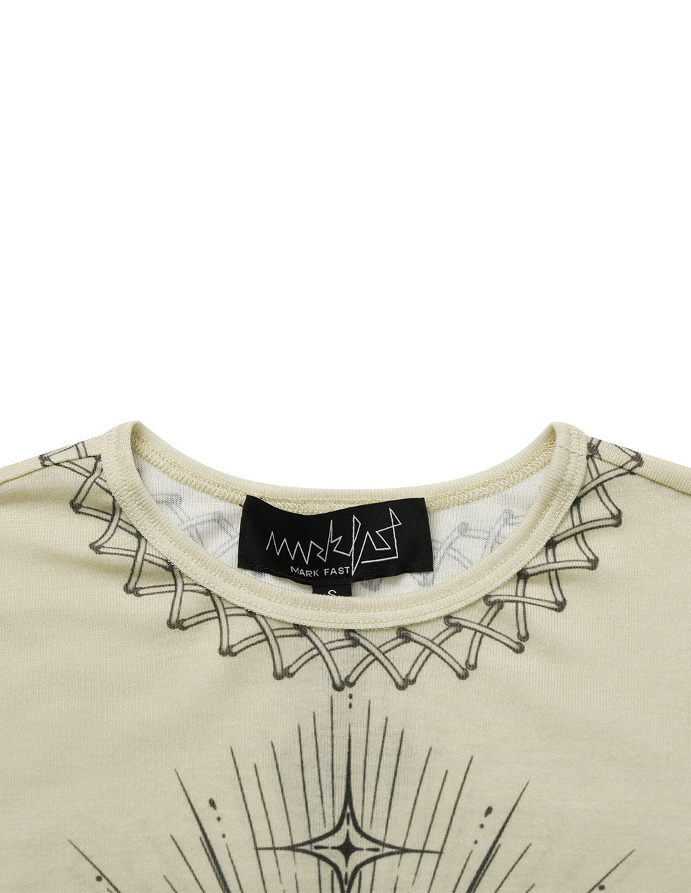 Printed Crew Neck Top