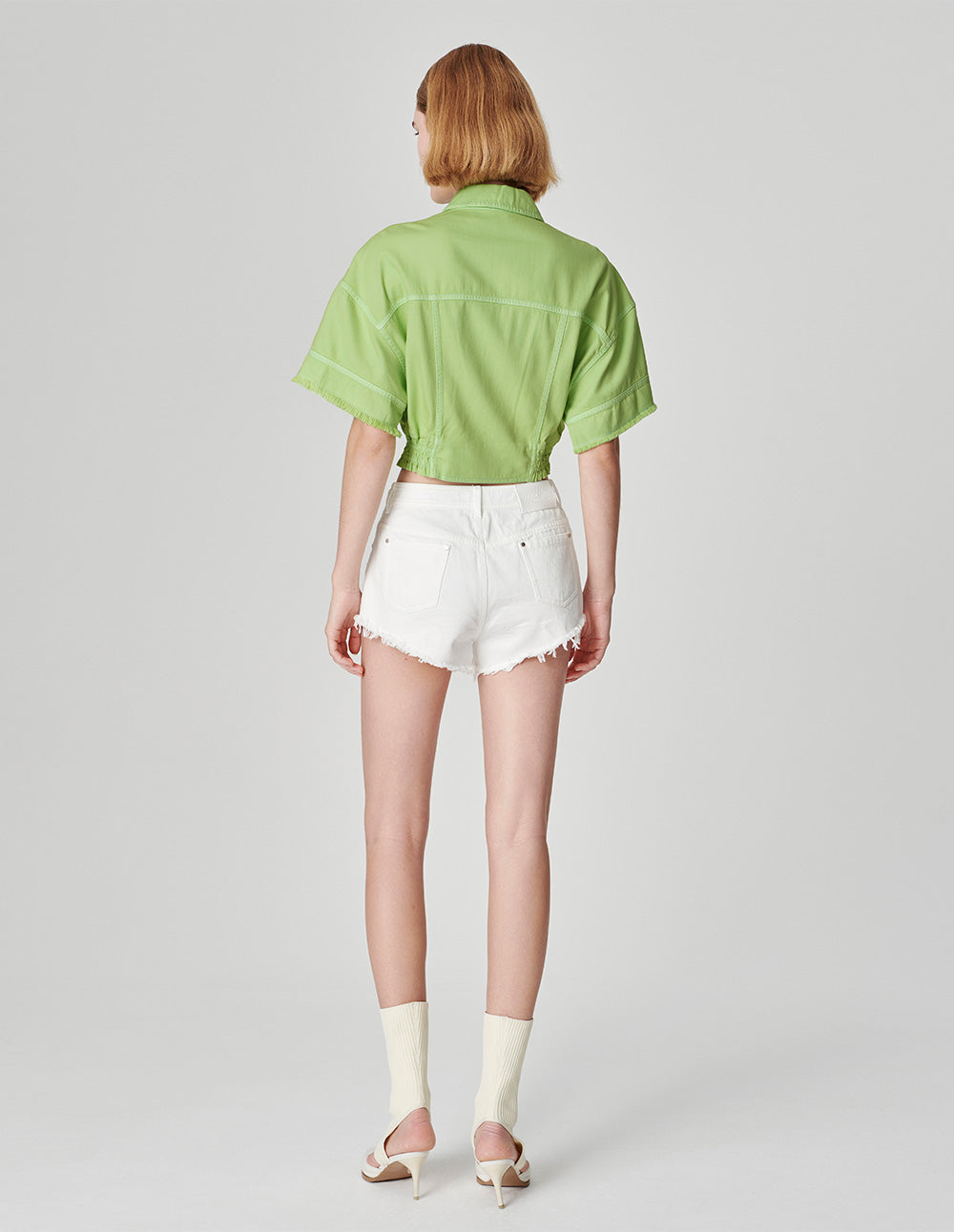 Women's Washed Denim Shirt