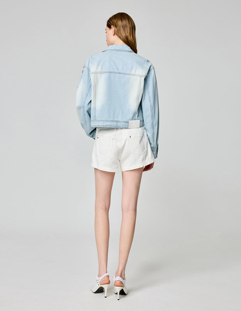 MF Vintage Washed Cotton Short Denim Jacket