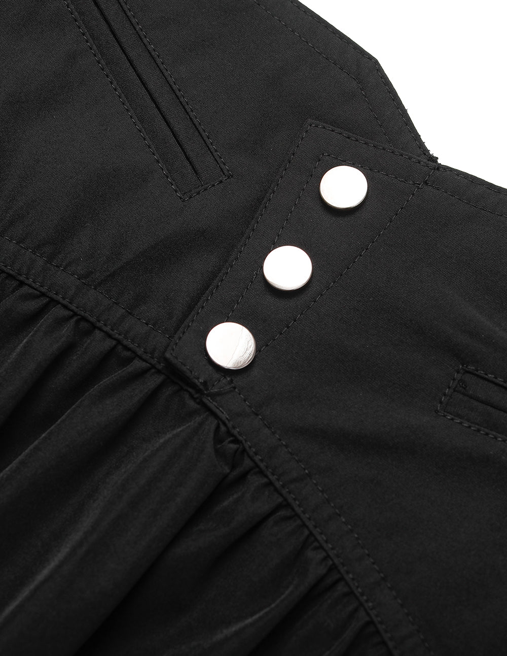 MF High-Waisted Button-Up Tulip Skirt A-Line