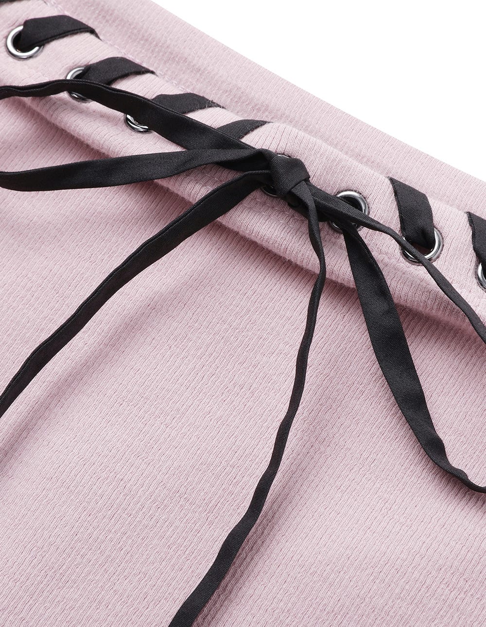 Women's Contrast Strapped One-Shoulder Top