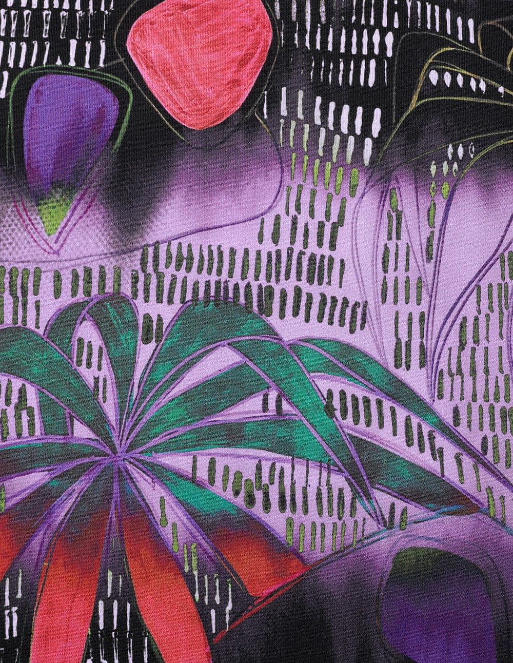 Unisex Tie-Dye Printed Round Neck Long-Sleeved T-Shirt