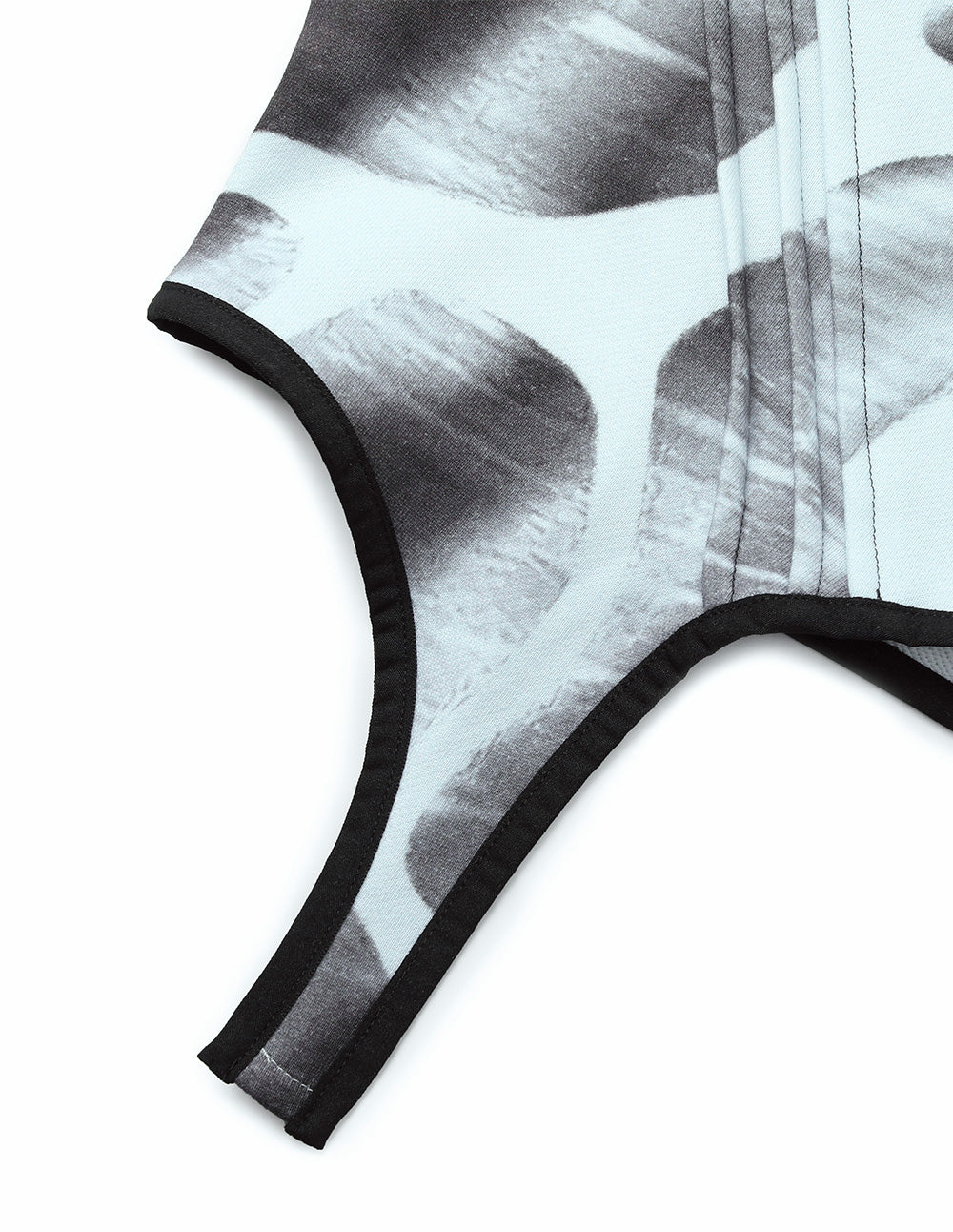 Women's Positioning Printed Cotton Cropped Sweatshirt