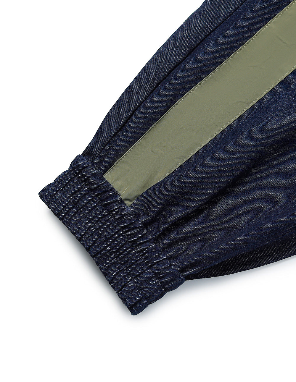 Men's Quilted Patchwork Washed Jeans