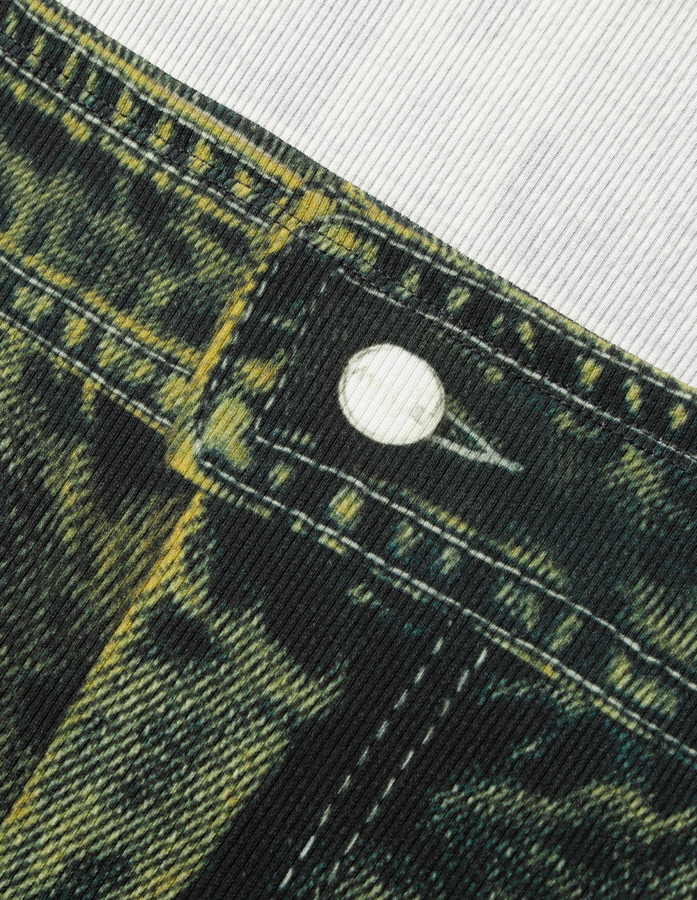 Women's Washed Yunrou Knitted Denim Top