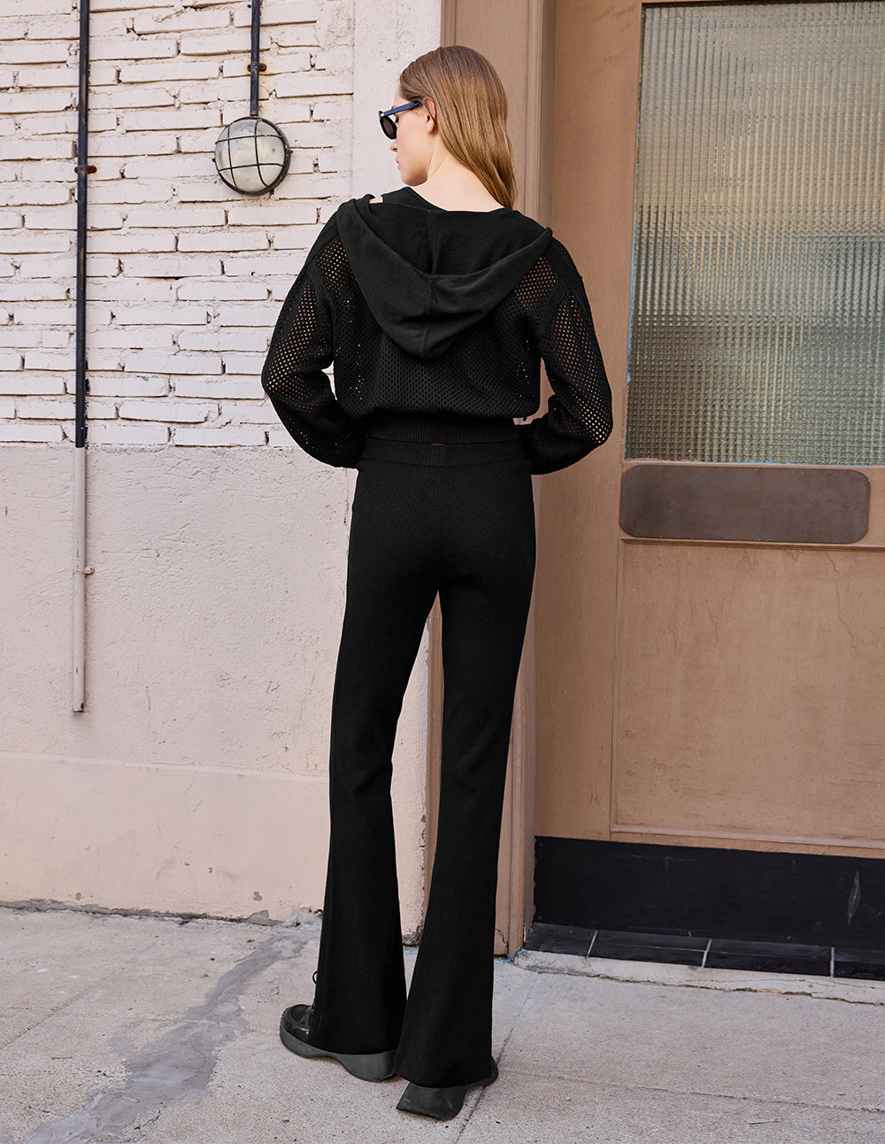 Women's Breathable Hooded Knitted Cardigan