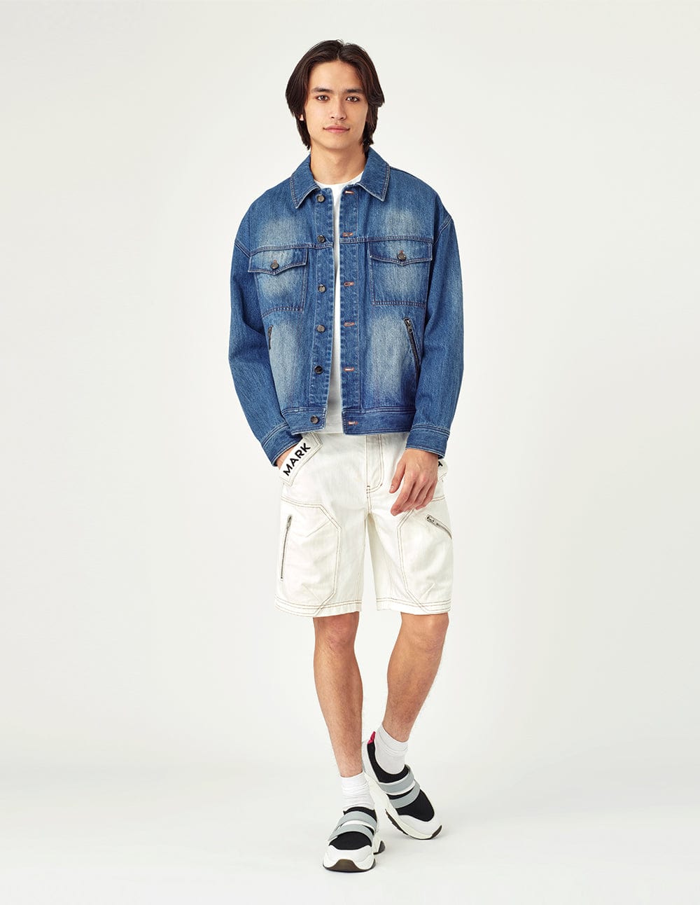 Dark Blue Couples Denim Jacket