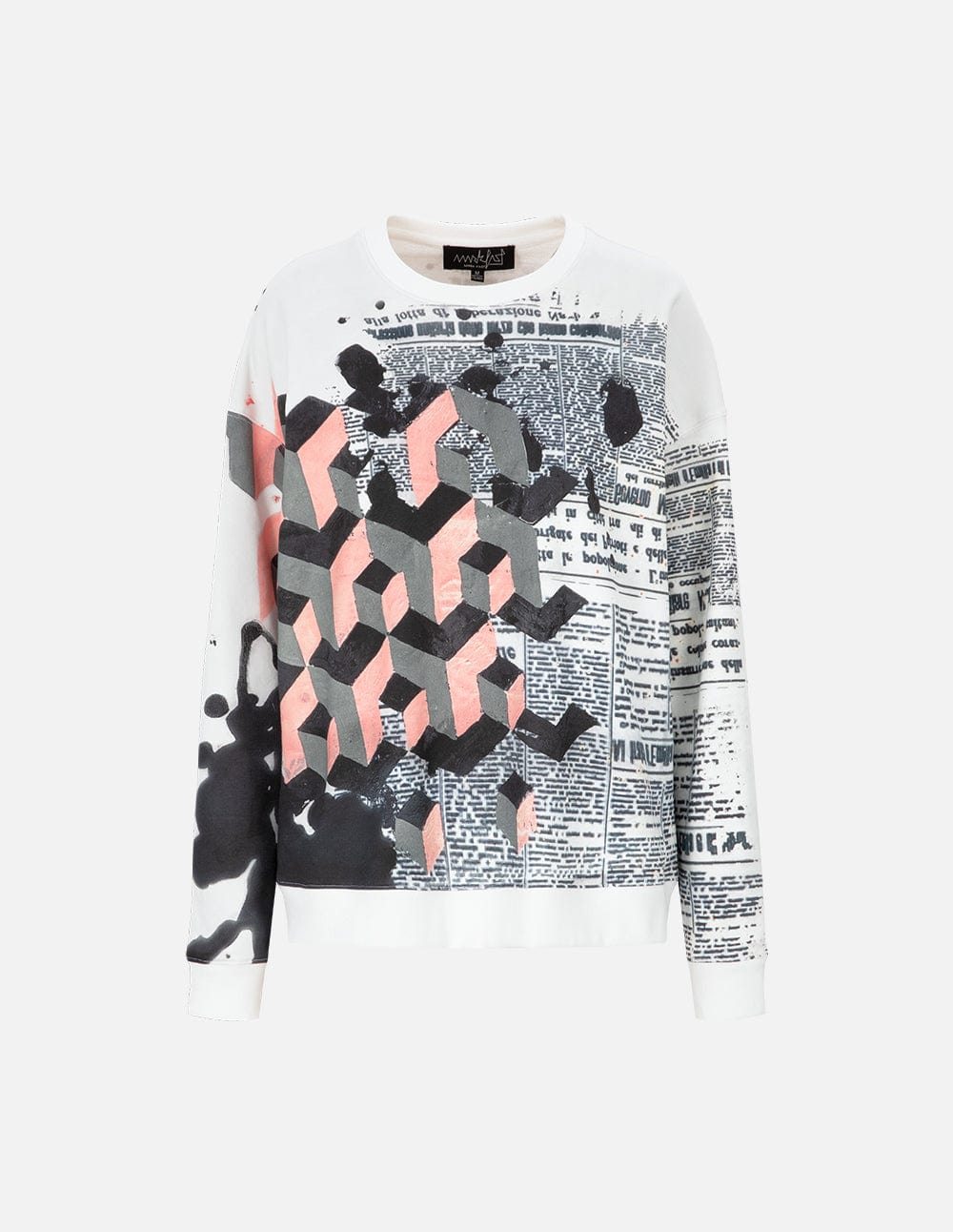 Unisex Graffiti Print Sweatshirt