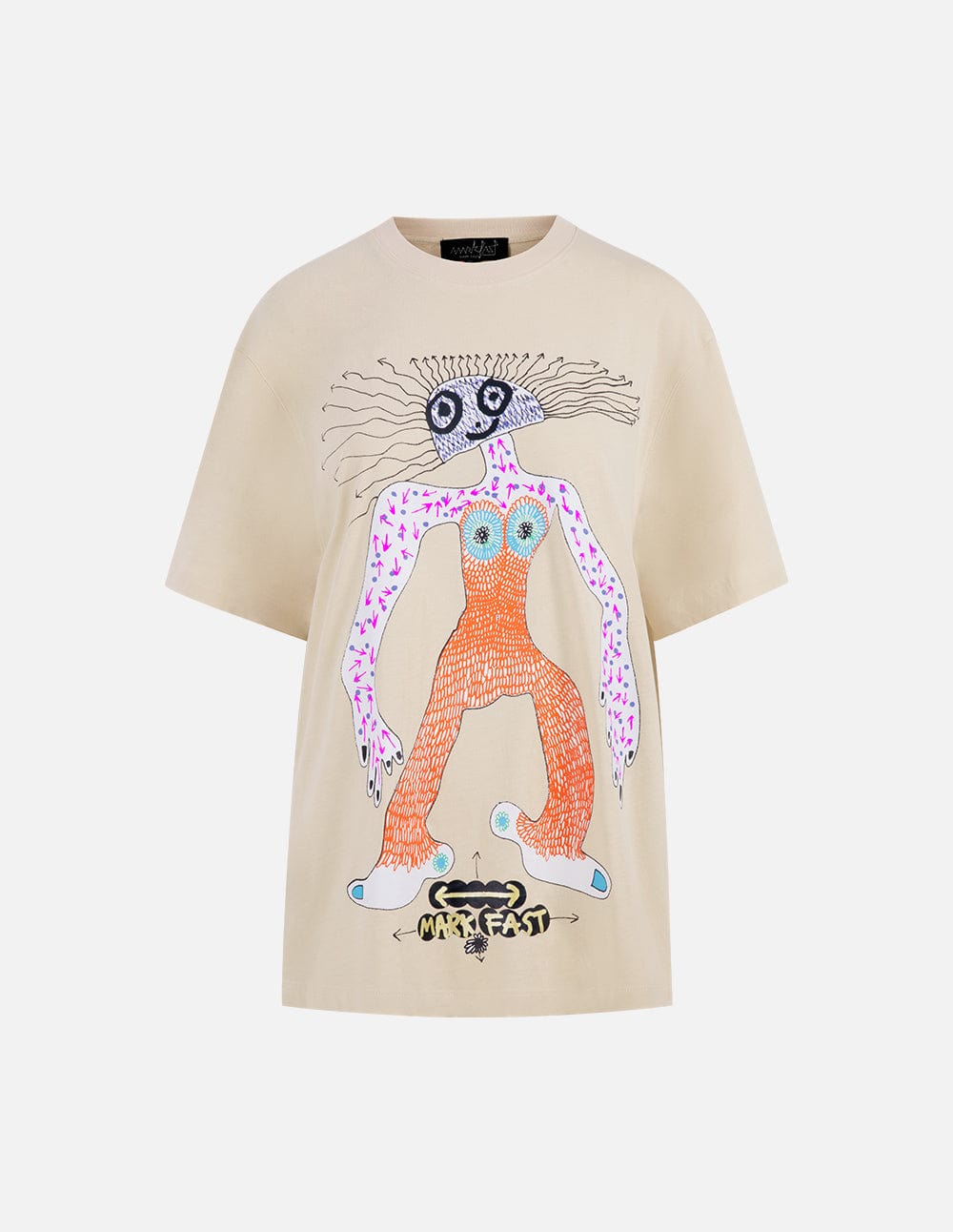 Monster Print T-Shirt For Couples