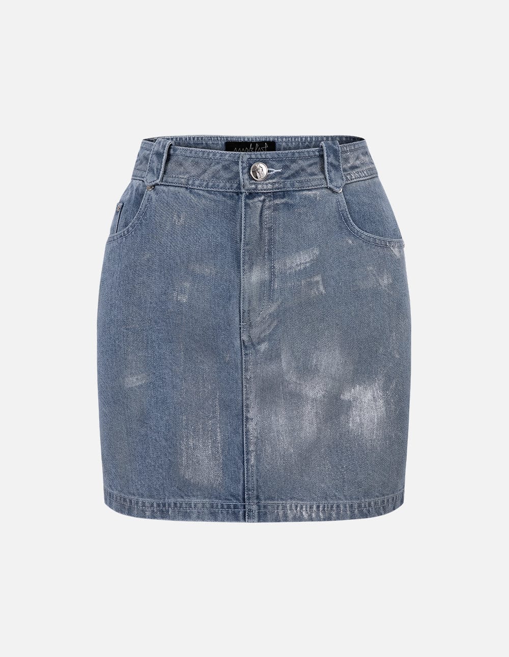 Light Blue Denim Mini Skirt