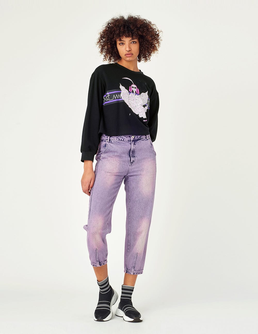 Women Loose Fit Denim Jeans