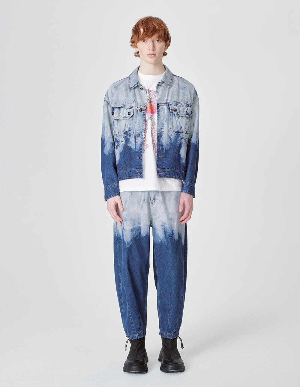 Unisex Washed Denim Jacket