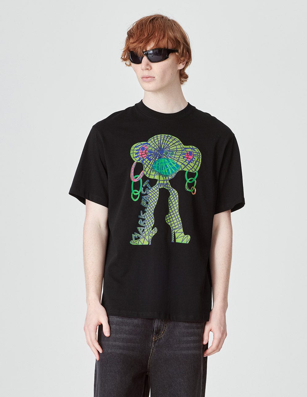 Unisex street style electric eye beast series T-shirt