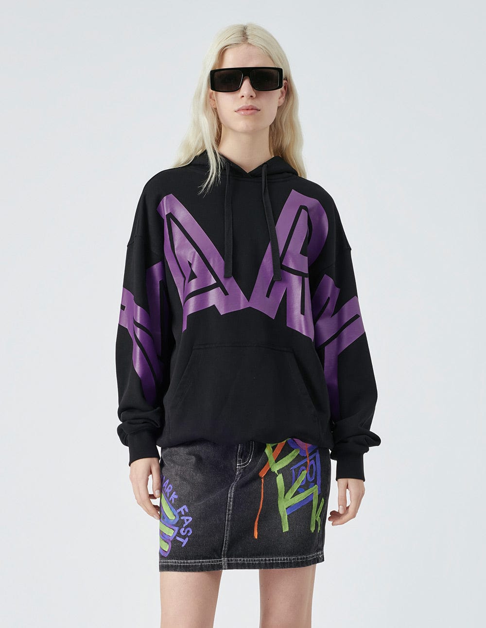 Unisex runway style hooded sweater