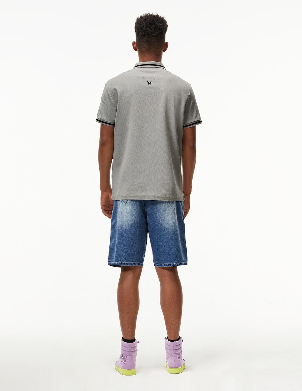 Eugene Blue Basic Fit Lip Pockets Denim Short