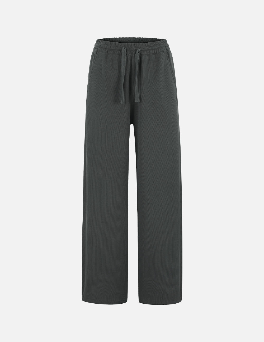 MF casual, simple and versatile elastic drawstring slim straight casual pants