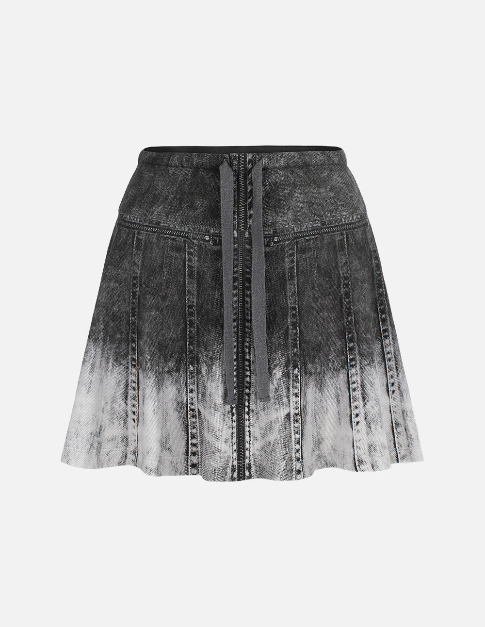 Women's Washed Yunrou Knitted Denim Skirt