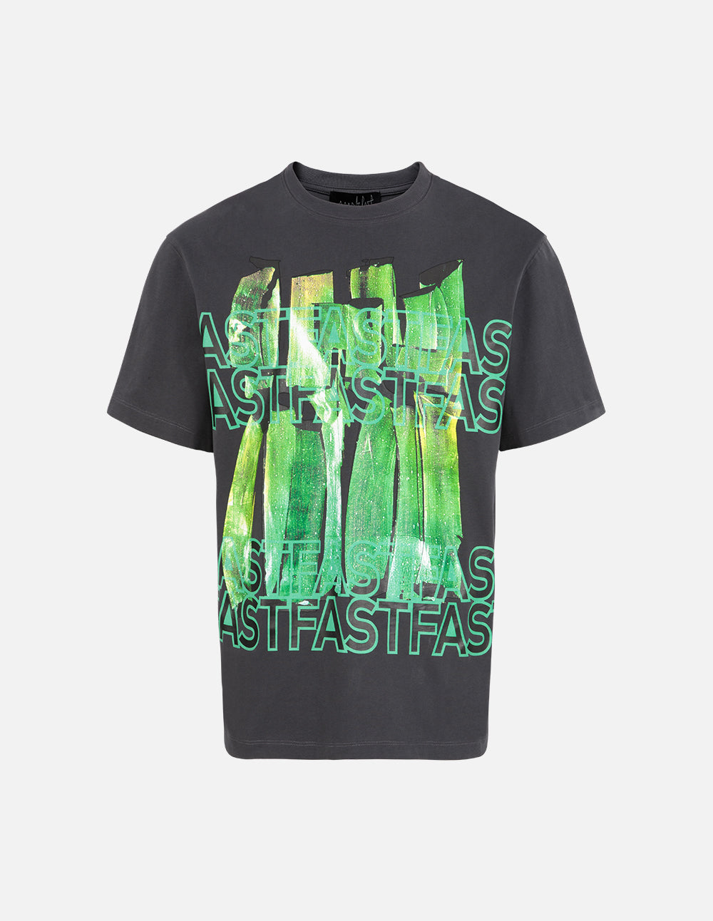 Couple Style Metallic Light And Shadow Hand-Painted Wall Print T-Shirt