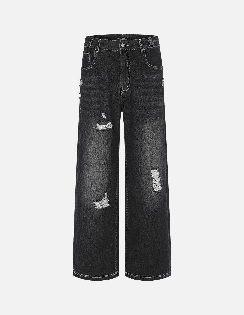 Men's Loose Ripped Washed Jeans