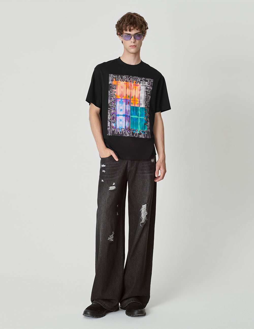 Couple's Spectrum Print T-Shirt