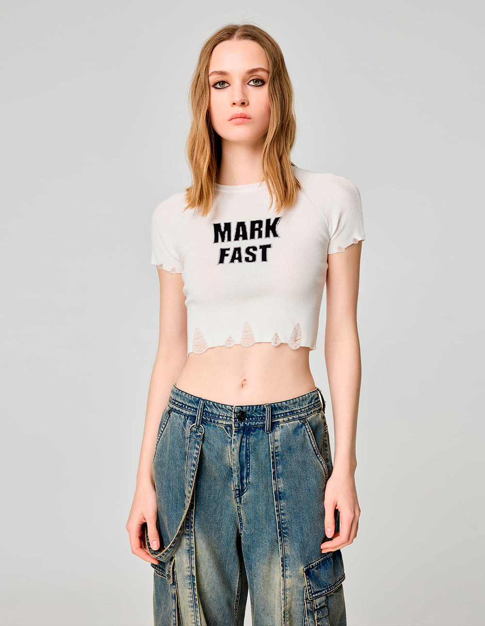 Women's Letter Logo Short Sweater