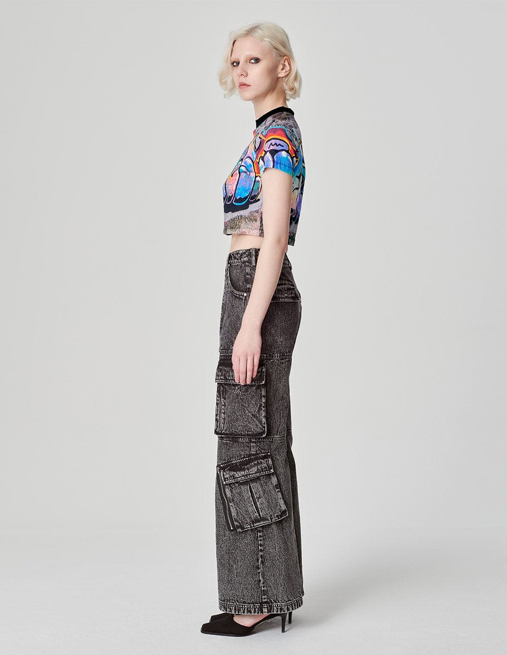 Women's Printed Short T-Shirt