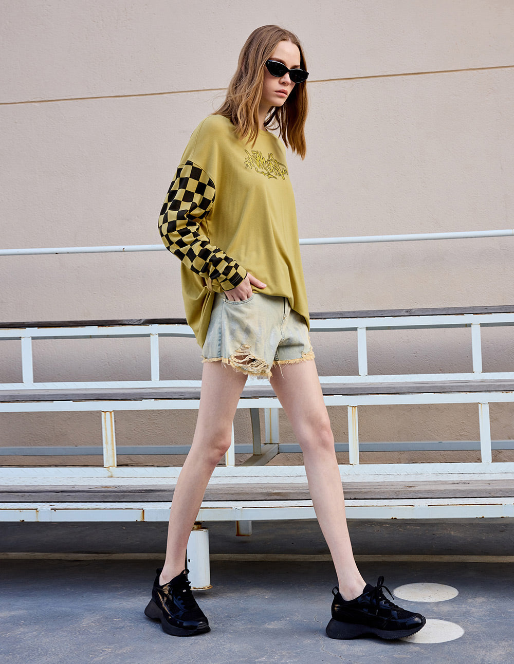 Women's Loose Letter Print T-Shirt