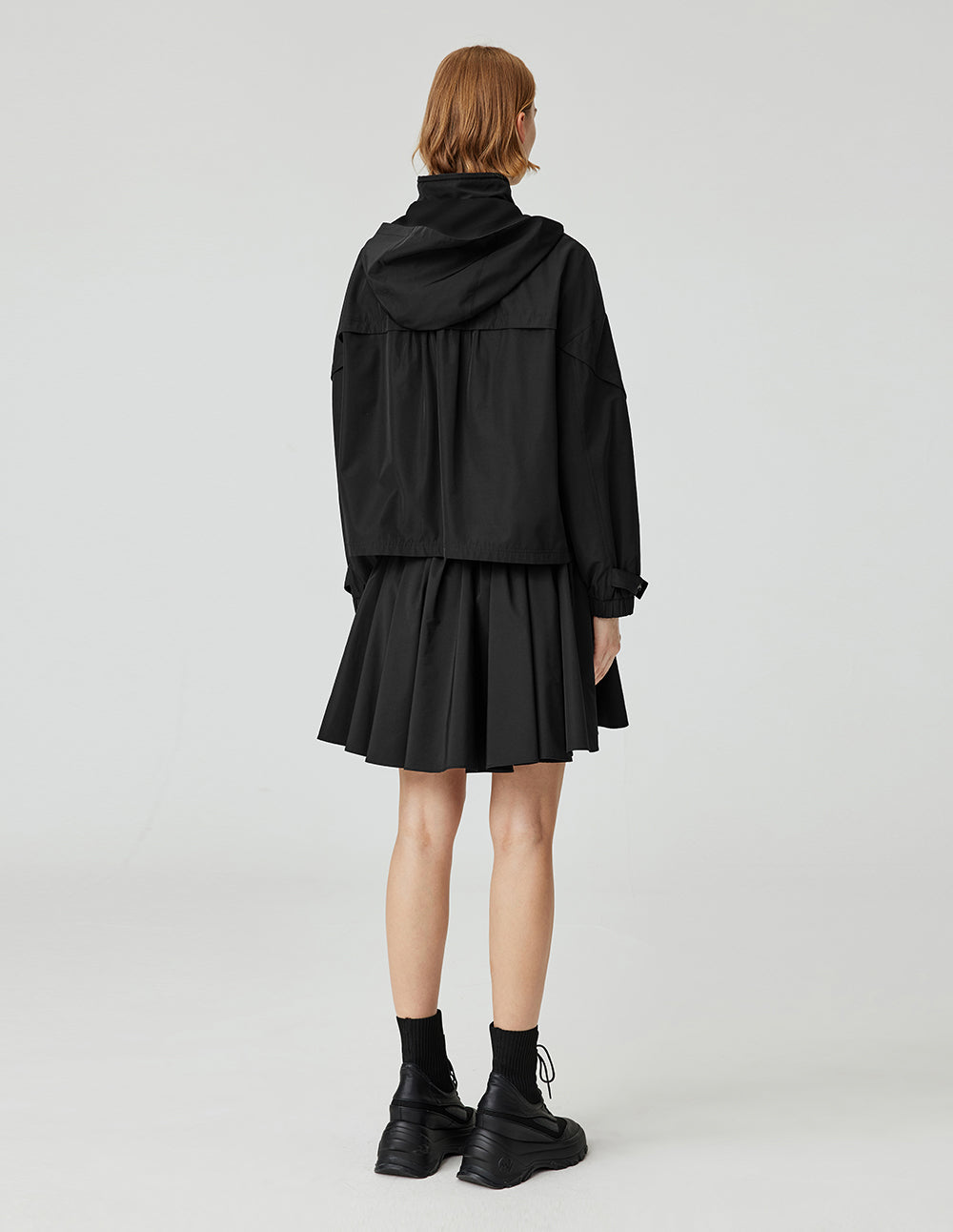 MF High-Waisted Button-Up Tulip Skirt A-Line