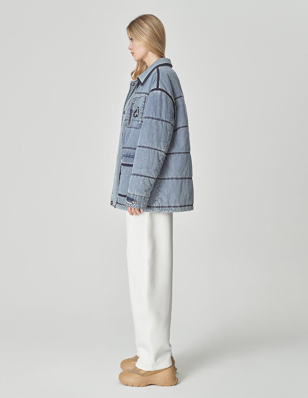 Couple Style Washed Denim Cotton Jacket