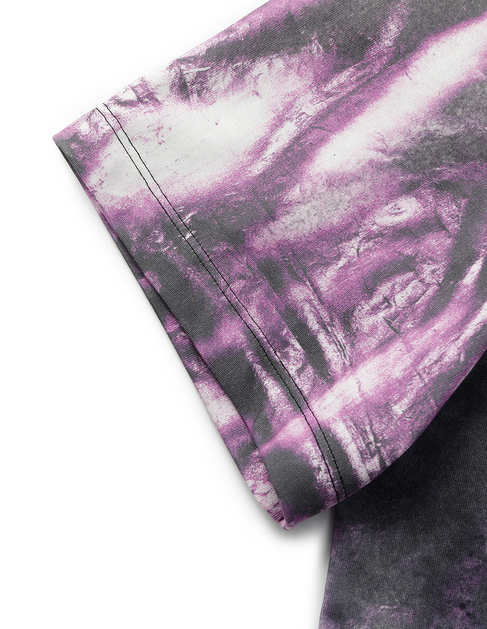 Women's Abstract Printed Cotton Loose T-Shirt
