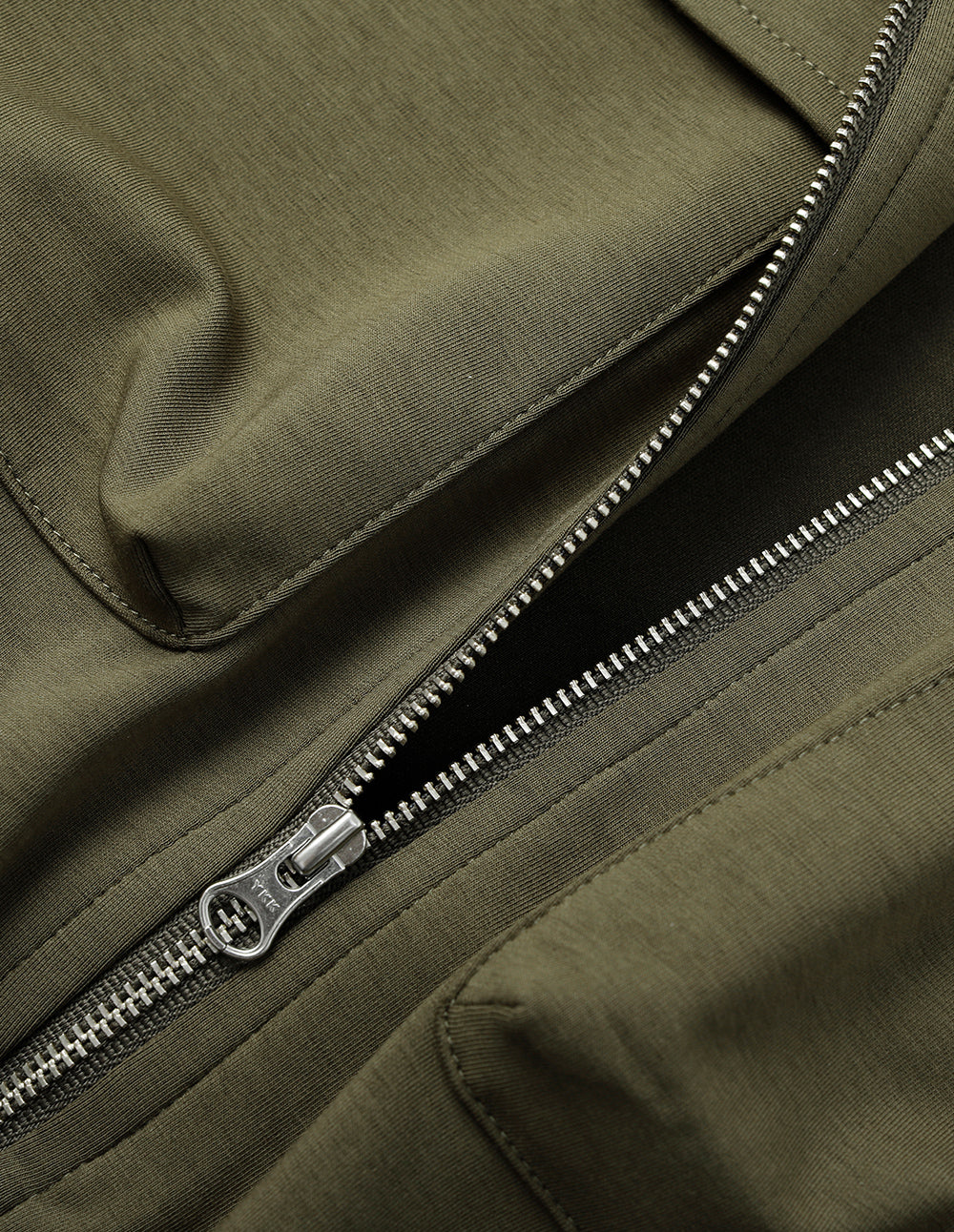 Women's Olive Green Hooded Loose Coat