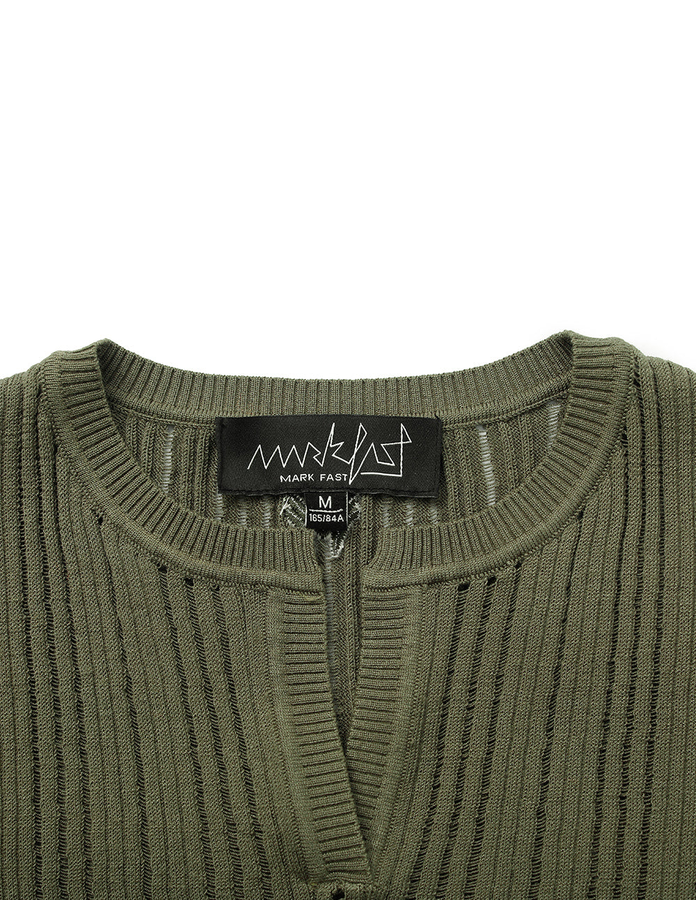 Women's Olive Green Hollow Pullover Sweater