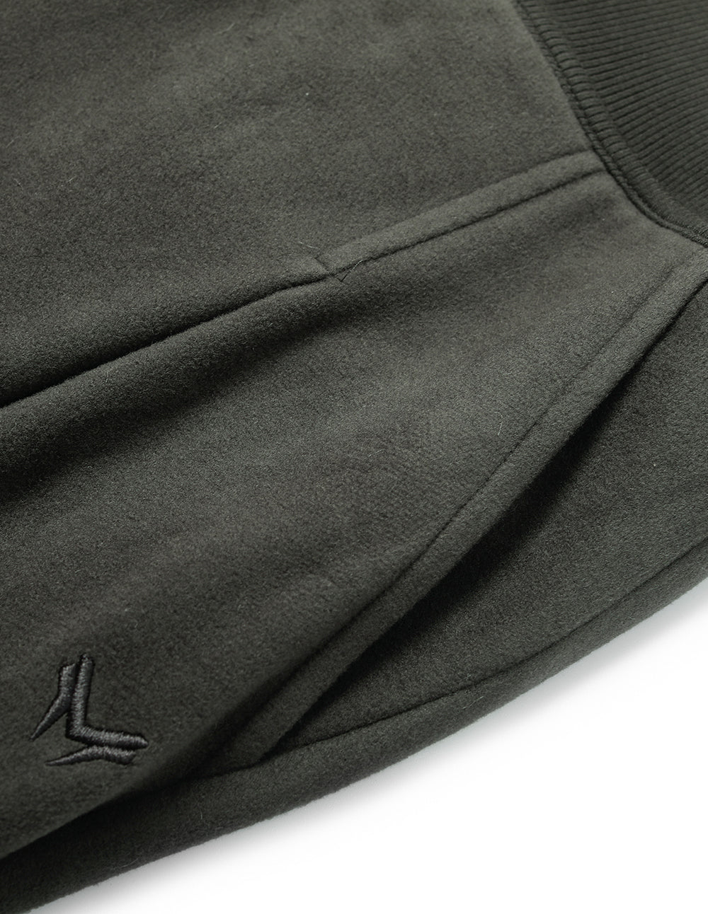 MF Elastic High Waist Dark Green Velvet Flared Wide-Leg Pants