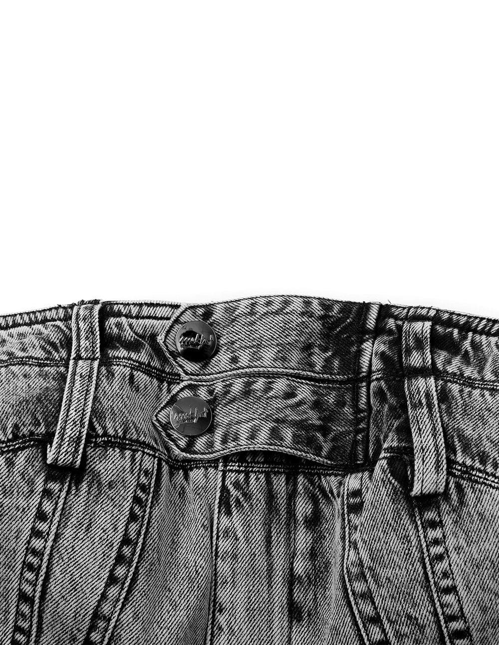 Women's Snowflake Washed Denim Tube Top