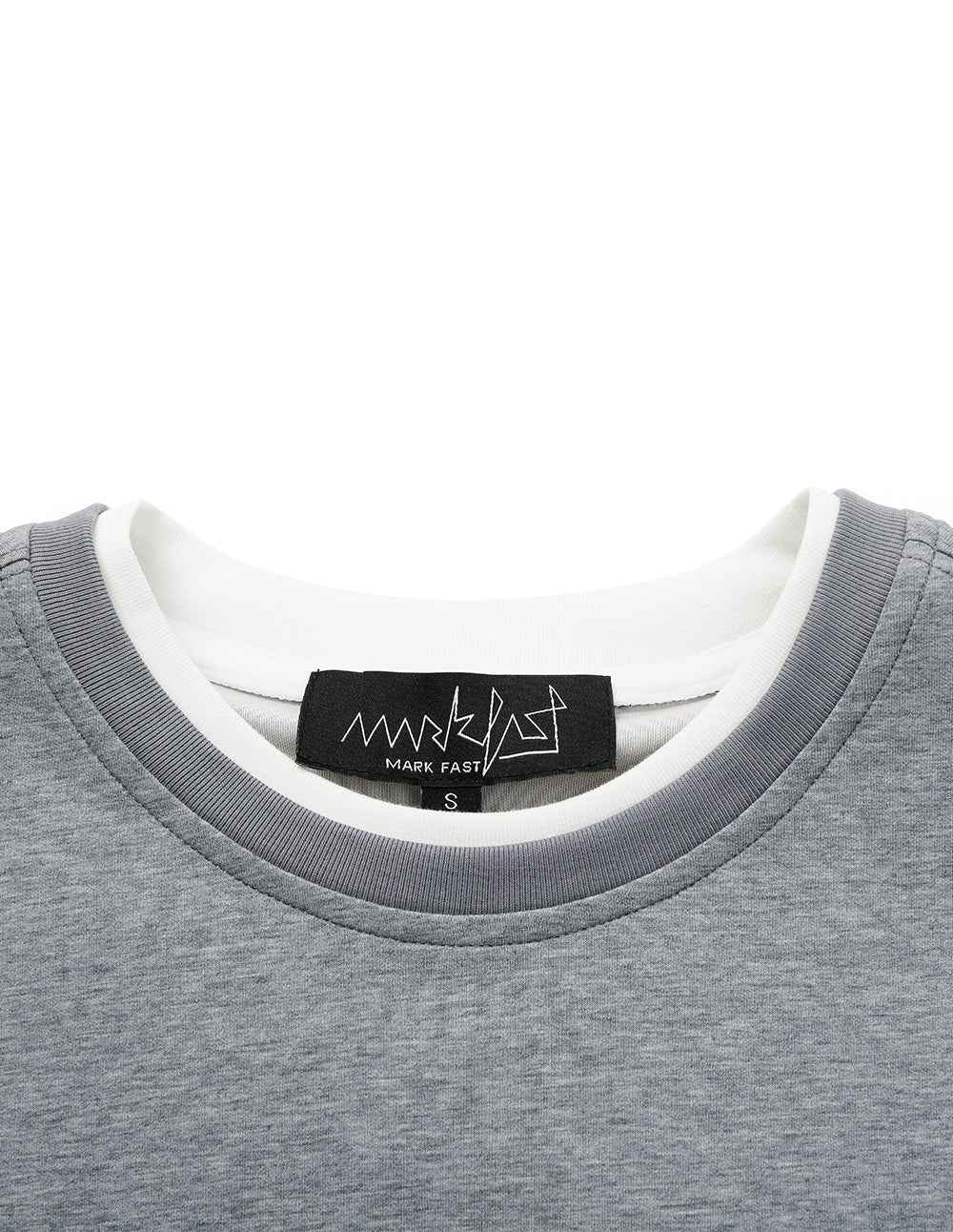 Women's air cotton simple contrasting edge T-shirt dress