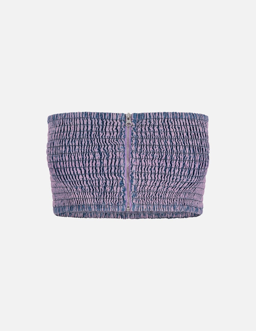 Women's Lavender Purple Denim Tube Top Of The Same Style As The Show