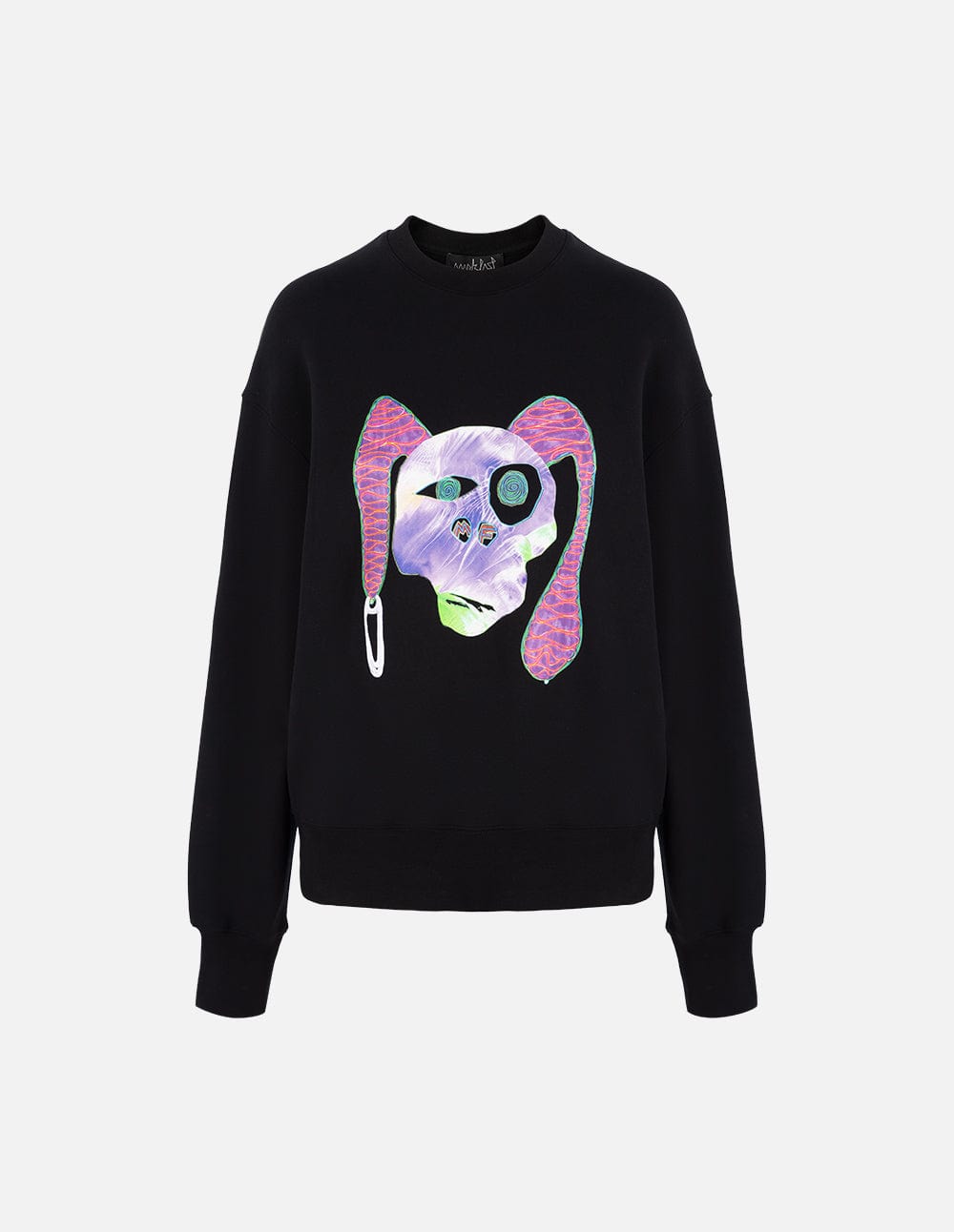 Couple Style Big Ear Monster Print Cotton Sweater