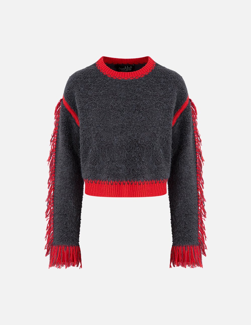 Women's Seahorse Contrast Fringed Sweater