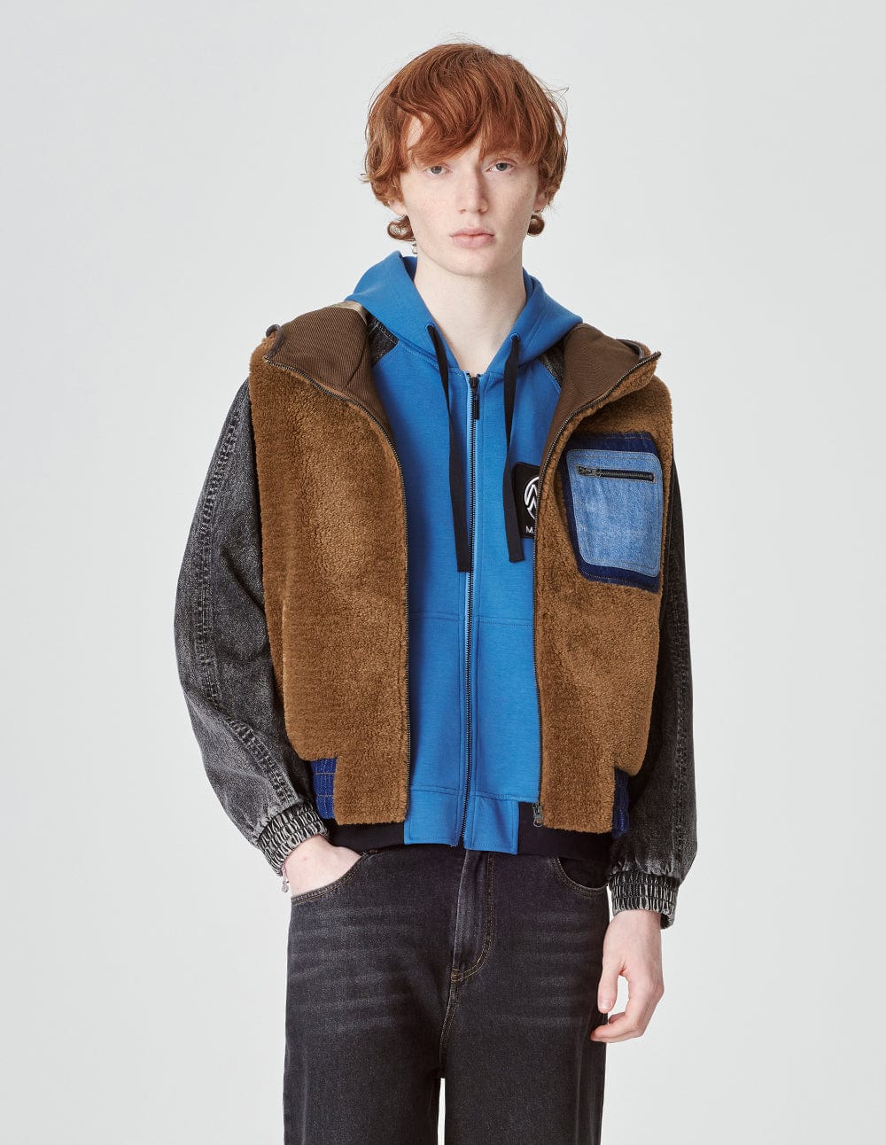 Unisex Faux Fur Vest Jacket