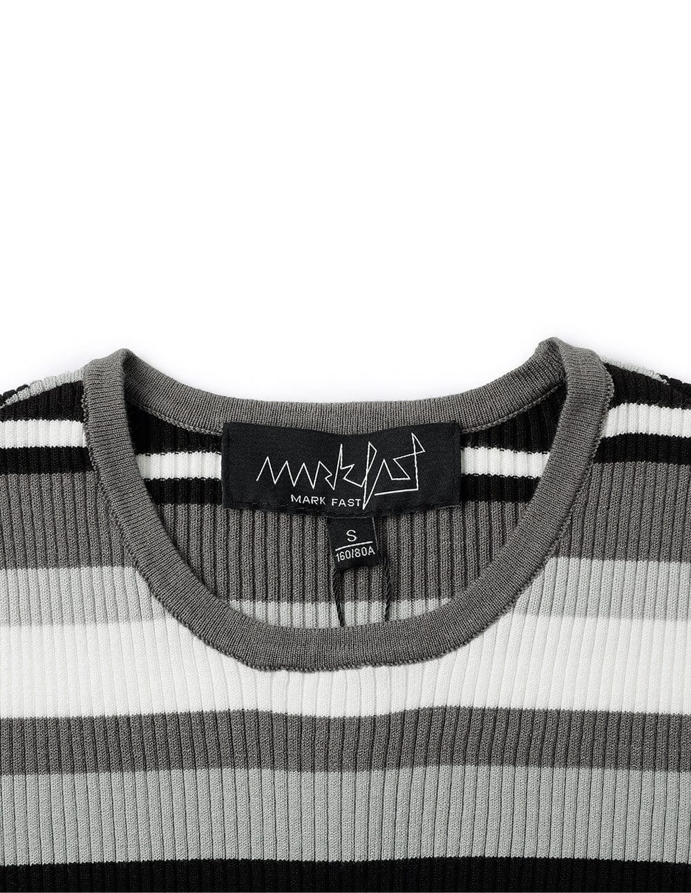 Women's Contrast Colour Round Neck Striped Sweater