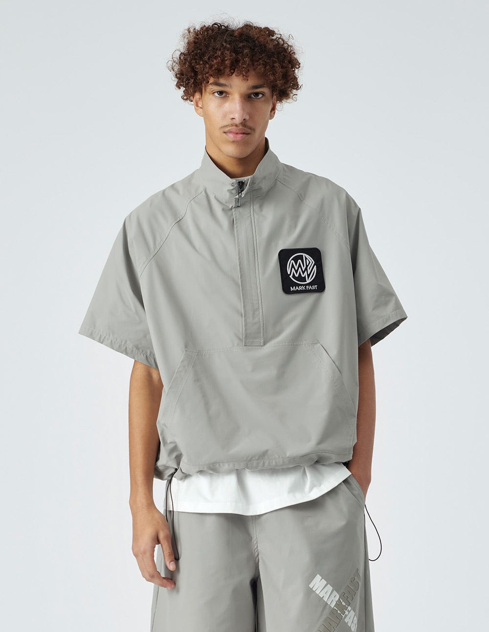 Men's Gray Lounge Top