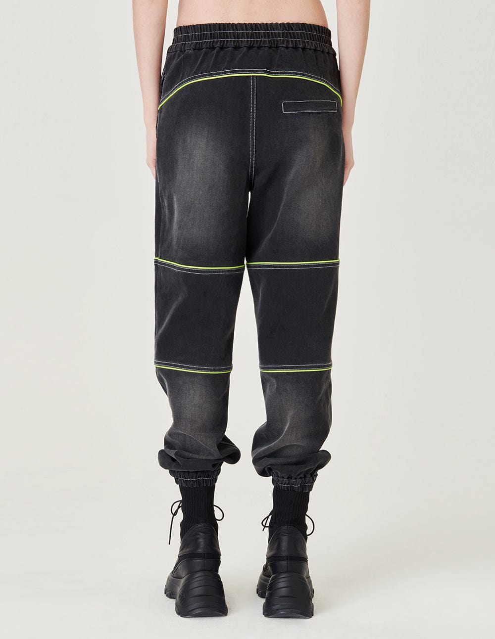 Neon-Paneled Jeans
